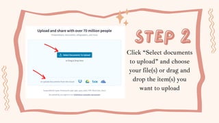 How to sign up & upload on slideshare | PDF