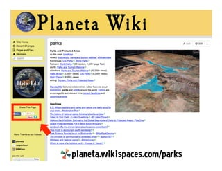 Parks and Tourism Webinar: Improving Communication on the Social Web