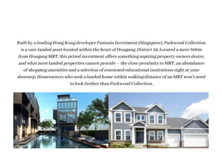 Parkwood Collection Hougang | PPTX