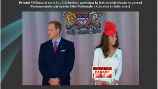 Printul William si sotia lui, Catherine, participa la festivitatile tinute in parcul
Parlamentului cu ocazia Zilei Nationale a Canadei (1 Iulie 2011)
 