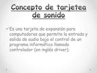 SíntesisPartes de una tarjeta de sonidoEntrada de línea