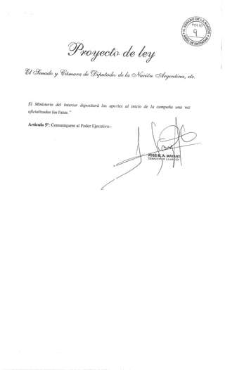 Proyectos de Ley Parlasur en Senado