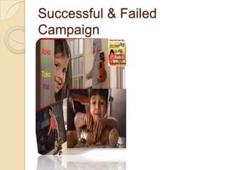 Successful & Failed
Campaign
 