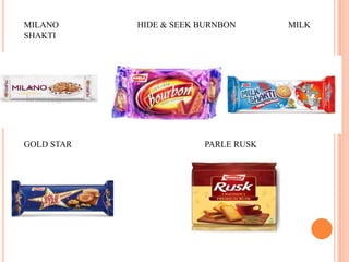 MILANO HIDE & SEEK BURNBON MILK
SHAKTI
GOLD STAR PARLE RUSK
 