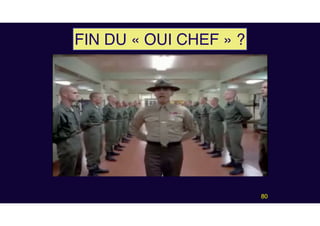 80
FIN DU « OUI CHEF » ?
 