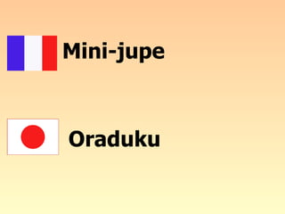 Mini-jupe  Oraduku 