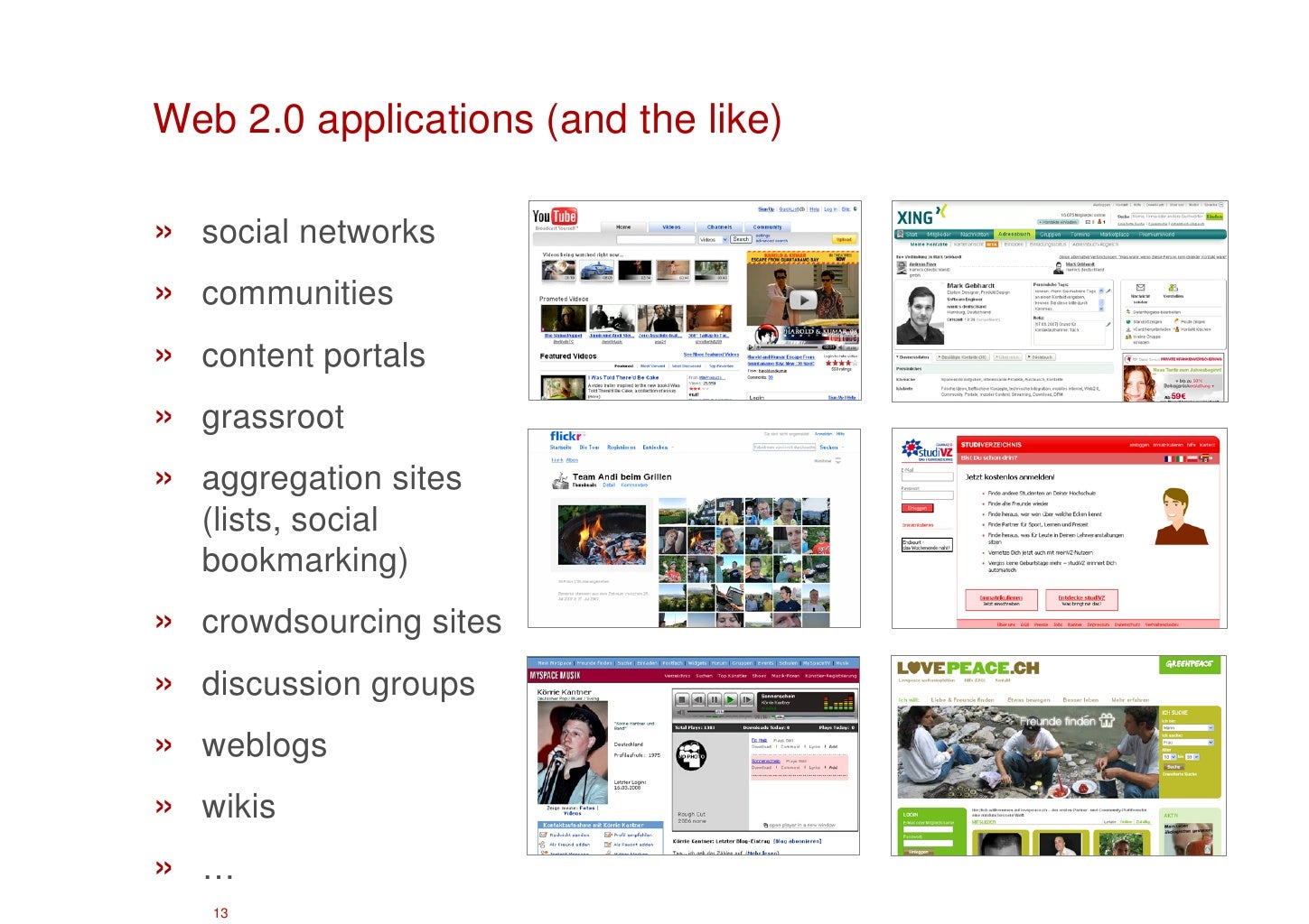  2.0 applications (and the