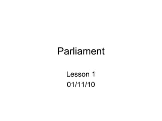 Parliament | PPT