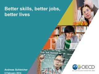 Better skills, better jobs,
better lives

OECD EMPLOYER
BRAND
Playbook

Andreas Schleicher
5 February 2014

1

 