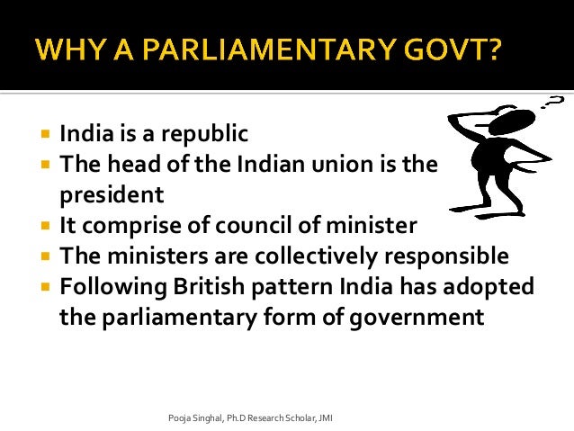 parliamentary government what is parliamentary form of government