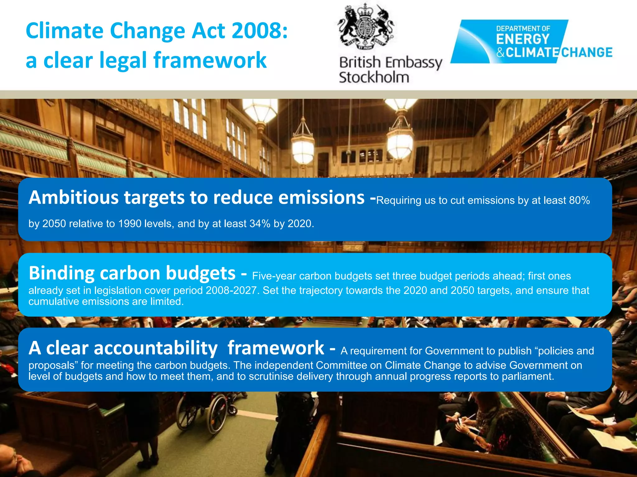 UK Climate Change Act - Mette Kahlin | PDF