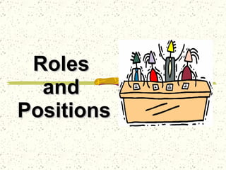Roles  and  Positions 