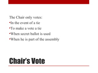 Parliamentary procedure | PPT