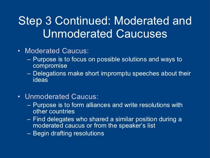 Global classrooms Parliamentary procedure
