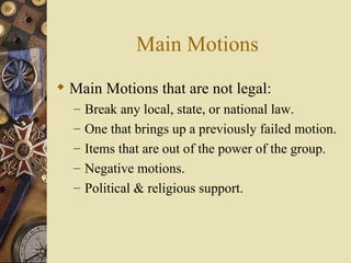 Parliamentary procedure | PPT