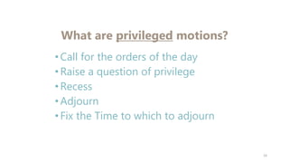 Privilege Motion Parliamentary Procedures Made Easy.pptx