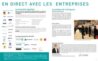 La pédagogie et les contenus préparent aux compétences attendues d’un ingénieur innovant :
	 Connaissances et savoir-faire dans les disciplines du numérique, mais aussi en ingénierie des systèmes,
pour appréhender la pluridisciplinarité, ainsi qu’en en économie, en droit, en organisation;
	 Conscience des usages et capacité à concevoir de nouveaux produits et services, créativité ;
	 Savoirs disciplinaires, mais aussi compétences relationnelles, capacité à travailler en groupe, maîtrise de
langues étrangères, capacités d’adaptation dans un monde multiculturel.
Dans ce cursus en 3 ans, la 1ère
année répond à
4 objectifs :
	 Donner les bases disciplinaires scientifiques et
techniques
	 Faire connaître dès la 1ère
année toutes les
disciplines de l’Ecole pour faciliter le choix d’options
en cycle Master
	 Développer les compétences transverses d’un
ingénieur (langues, communication, travail en
équipe…)
	 Faire mûrir le projet professionnel
(accompagnement personnalisé, première exploration
des entreprises, des métiers et d’emplois).
Elle s’adresse aux élèves issus du Concours Commun et
aux admis par voie universitaire (Licence et DUT).
9
Télécom ParisTech propose un système de
formation « sur mesure », à fort taux d’options.
La première année est un tronc commun, les
choix de filières sont faits dès la 2ème
année ; et
en 3ème
année, les élèves choisissent un stage et
un domaine d’option.
 