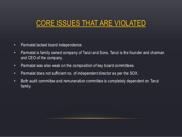 Parmalat Scandal By Abhishek Yadav