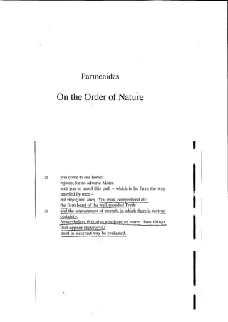Parmenides  fragments 1