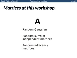 Spectral methods for linear systems with random inputs | PDF