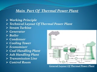 How does a Thermal power plant work? 
