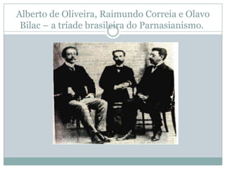 Raimundo Correia!

 Foi um escritor que pertenceu ao estilo de época
  chamado Parnasianismo, mas somente a partir do
  l...