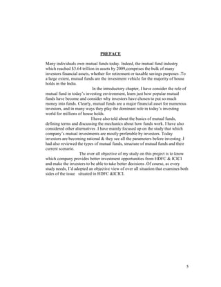 comparative Analysis of mutual fund