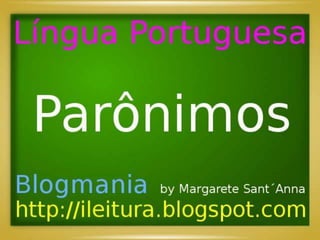 Parônimos