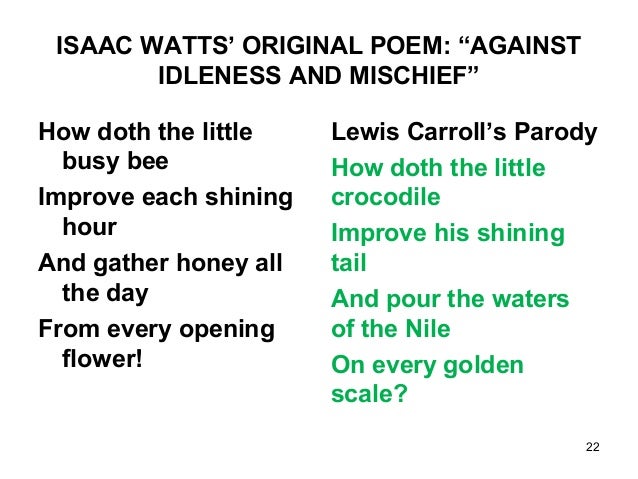 Parody poem examples for kids image