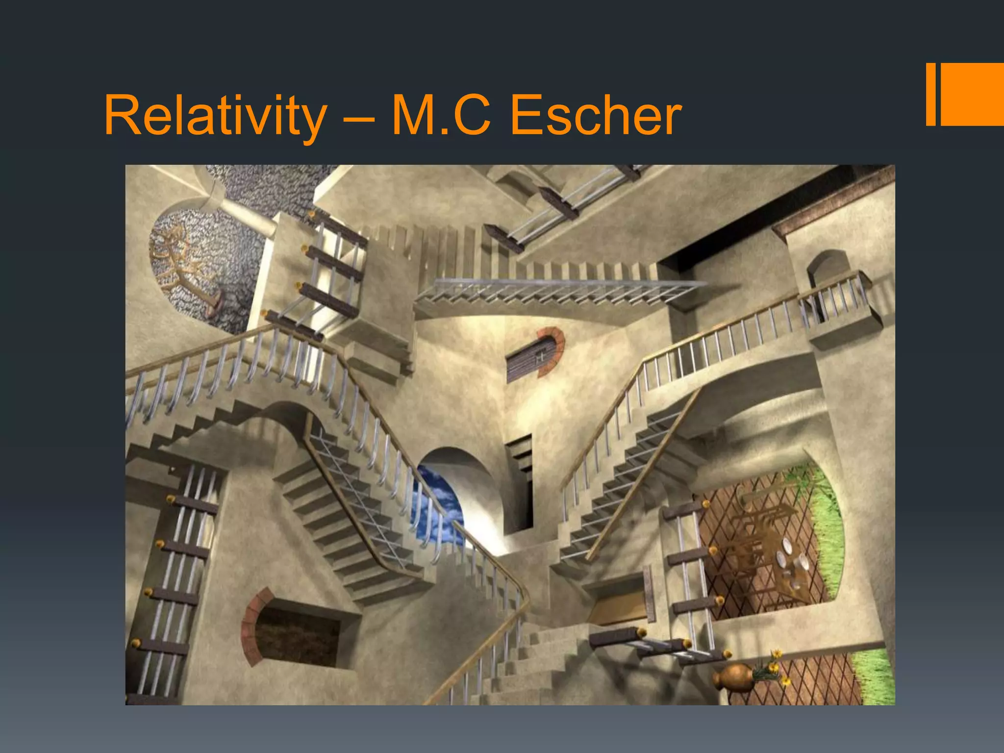 Relativity – M.C Escher
 