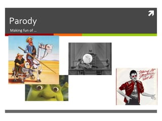 Parodying Examples Parody | PPTX