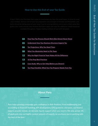 End-of-year Tax Guide and Checklist for Businesses | PDF