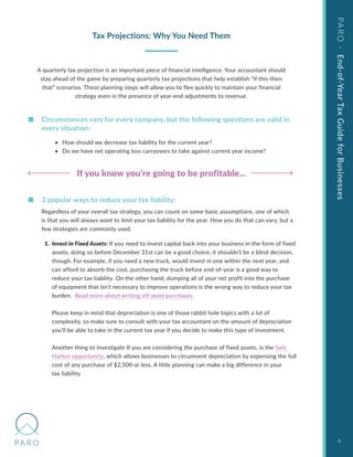End-of-year Tax Guide and Checklist for Businesses | PDF