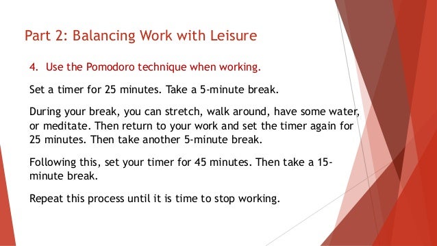 how to find a good work life balance