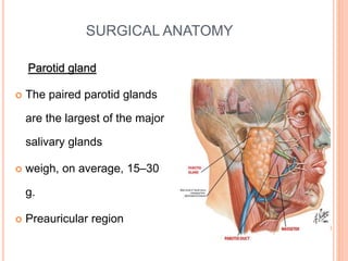 Parotid Incision Types Parotidectomy | PPTX