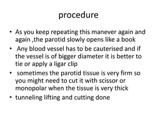 Parotidectomy