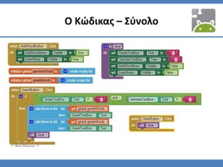 Ο Κώδικας – Σύνολο
 