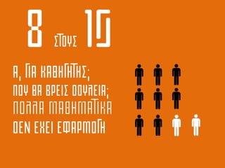 8 στους 10
Δεν εχει ΕΦΑΡΜΟΓΗ
ΠΟΛΛΑ ΜΑΘΗΜΑΤΙΚΑ
Α, για καθηγητης;
ΠΟΥ ΘΑ ΒΡΕΙΣ ΔΟΥΛΕΙΑ;
 
