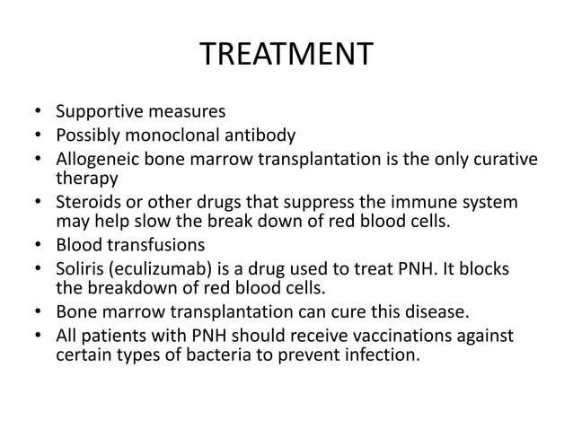 Paroxysmal nocturnal hemoglobinuria | PPTX | Blood Disorders | Diseases ...