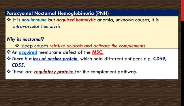 Paroxysmal nocturnal hemoglobinuria (PNH) | PDF