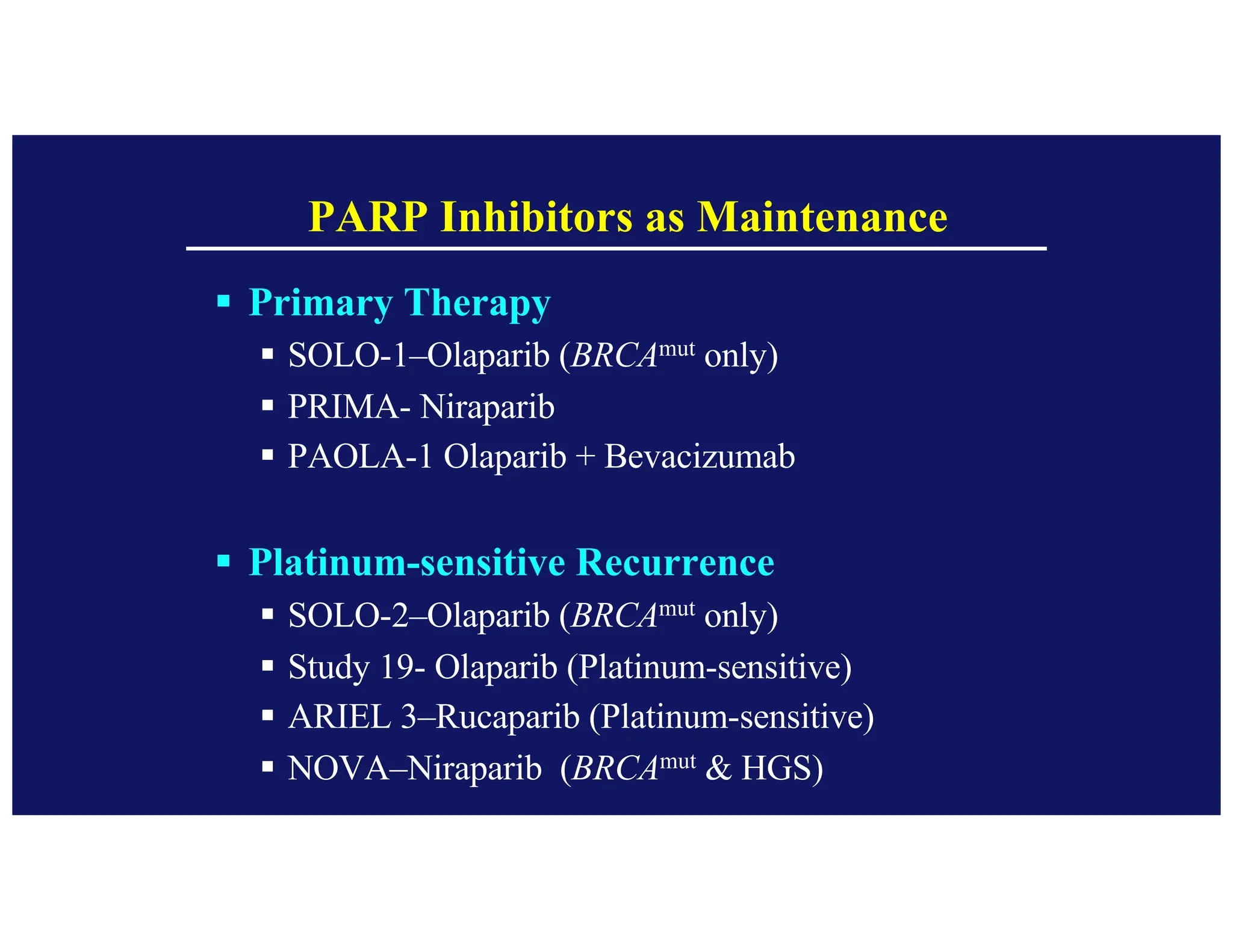 What’s New with PARP Inhibitors and Ovarian Cancer? | PDF