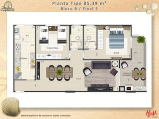 Material preliminar de uso interno. Sujeito a alterações.
 
