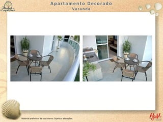 Material preliminar de uso interno. Sujeito a alterações.
 