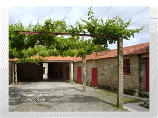 Recuperação de Espaços
do Porto Rural
 