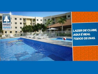 Ilustração artística das piscinas.
 