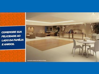 Ilustração artística do Salão de Festas
 