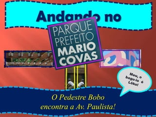 Andando no Meu, o bagu-io  é Lôko! O Pedestre Bobo  encontra a Av. Paulista! 