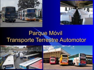 Parque MóvilParque Móvil
Transporte Terrestre AutomotorTransporte Terrestre Automotor
 