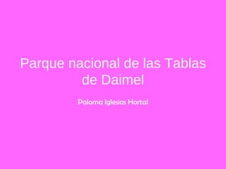 Parque nacional de las Tablas de Daimel Paloma Iglesias Hortal 