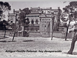 Antiguo Castillo Palomar, hoy desaparecido.
 